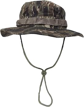 Amazon.com: Army Boonie Bush Jungle Hat Cap Tiger Stripe Camo Size