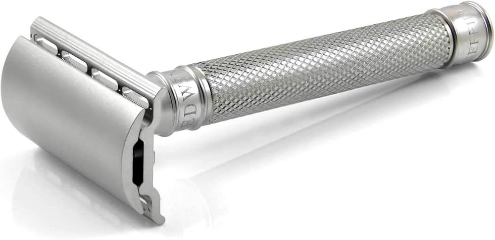 Amazon.co.jp: Edwin Jagger 3ONE6 ステンレススチールローレットDE