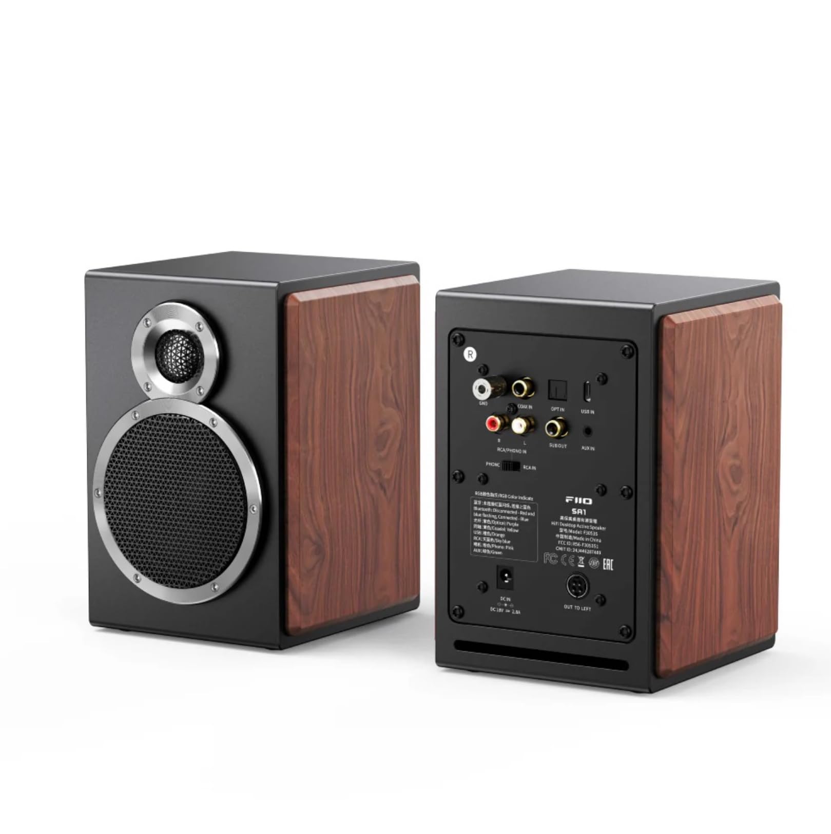 Amazon.com: FiiO SA1 High-Fidelity Desktop Speaker. 31-Band PEQ