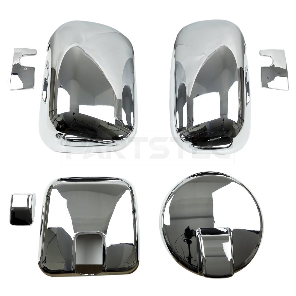 Amazon | MOTOR POWER メッキ ミラー カバー 4点セット NEWギガ
