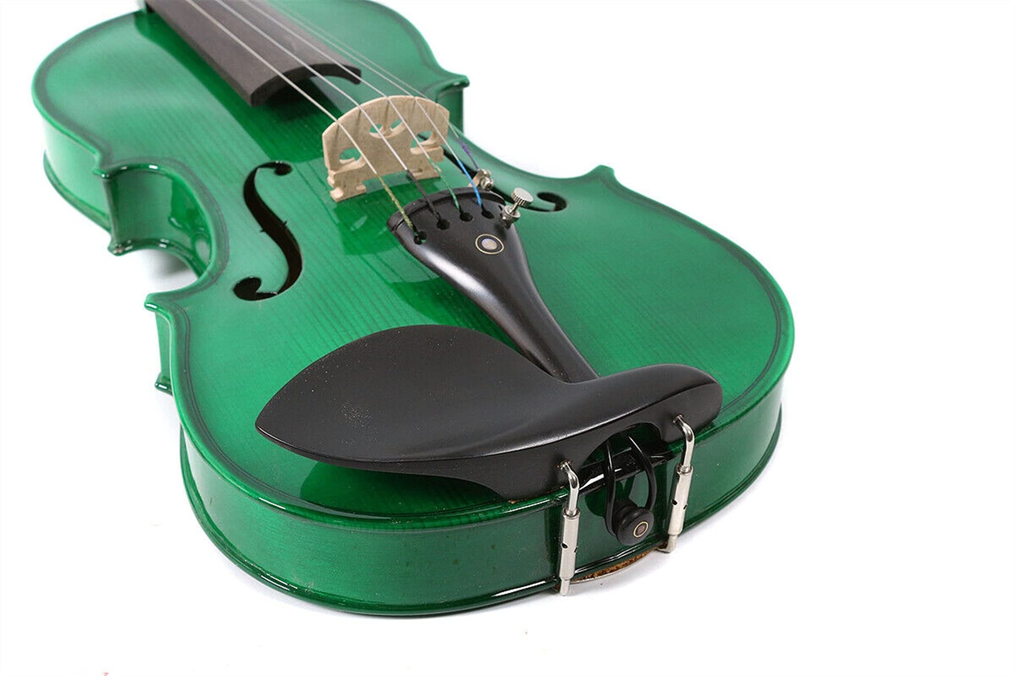 Amazon.co.jp: バイオリンセット 緑色5文字列4/4電気アコースティック