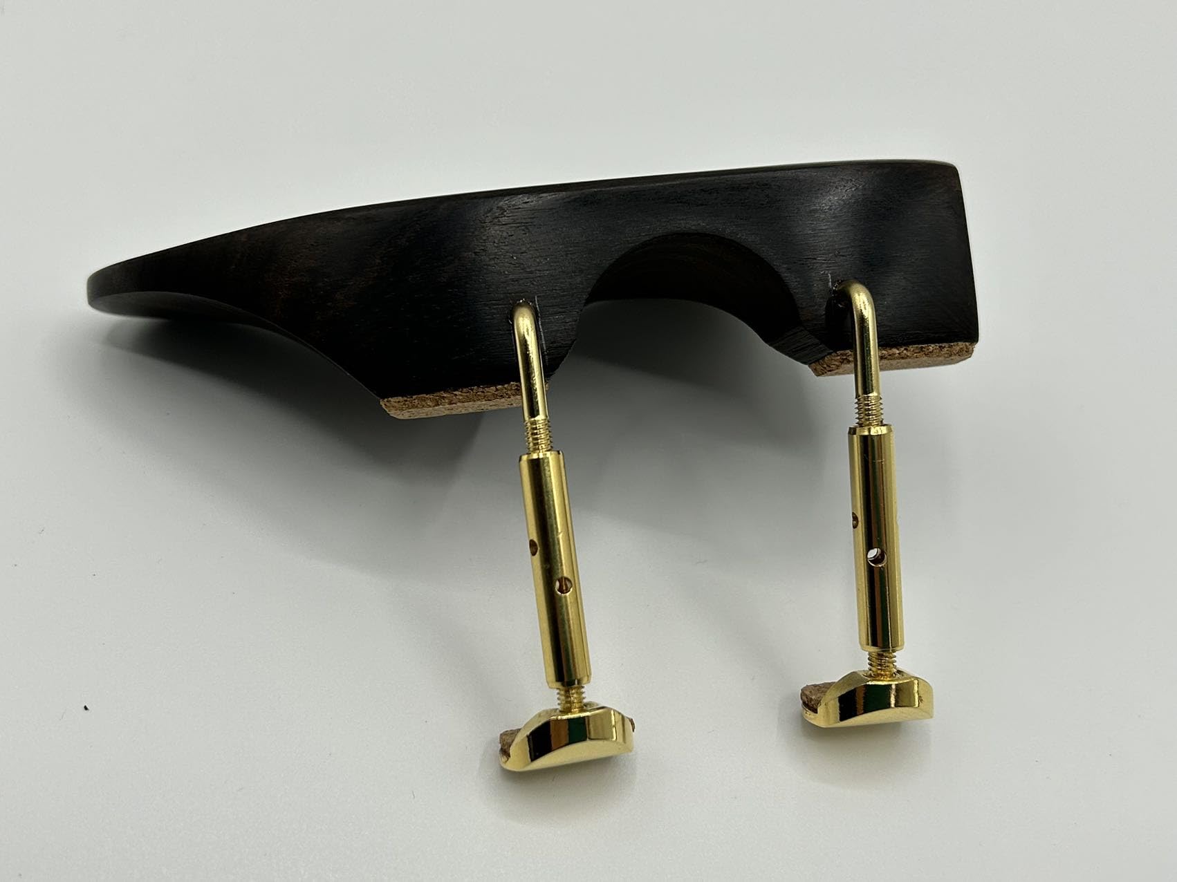 Amazon | 徒然日和 ヴァイオリン顎当て バーバータイプ 黒檀 金具金色