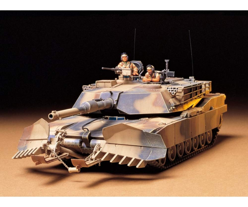 Amazon.com: Tamiya Us M1A1 Abrams W/Mine Plow 1/35 Military : Arts