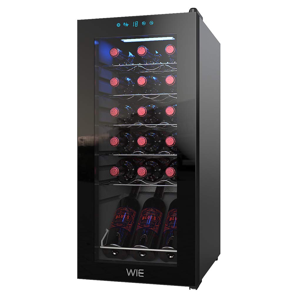 Amazon.co.jp: WIE ワインセラー 18本収納 省エネ エコ 振動抑制 恒温