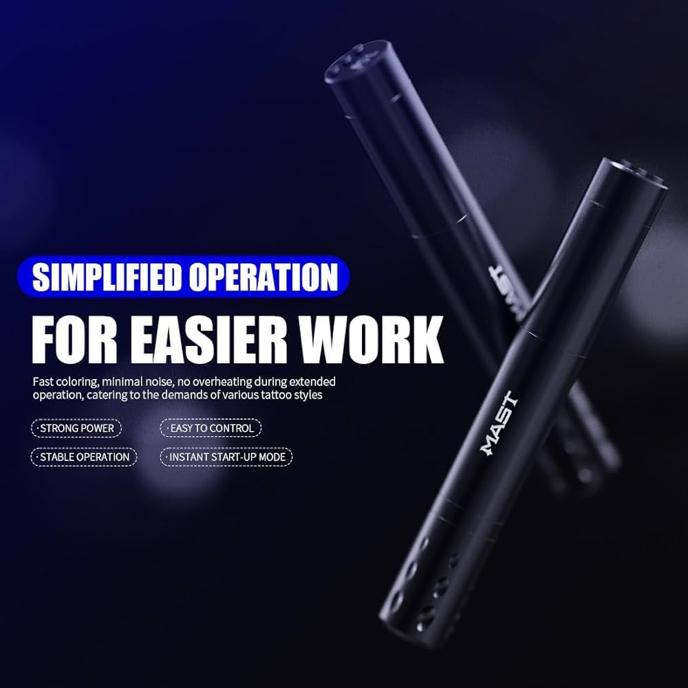 Amazon.com: Mast Tattoo Tour Fly Cordless Tattoo Gun Kit Pro