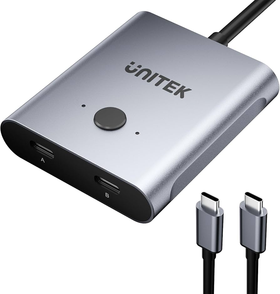 Amazon.co.jp: Unitek USB-C 双方向切替器 KVM切り替え 1in2アウト