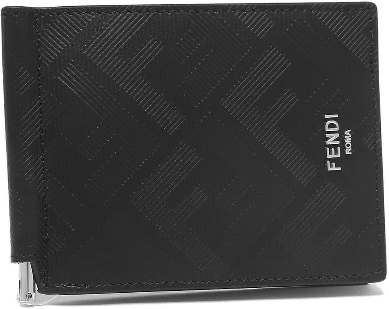 Amazon | [フェンディ] カードケース マネークリップ ブラック メンズ