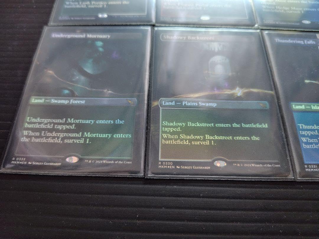 Amazon.co.jp: 諜報ランド 10枚セット ボーダーレス FOIL 地底街の