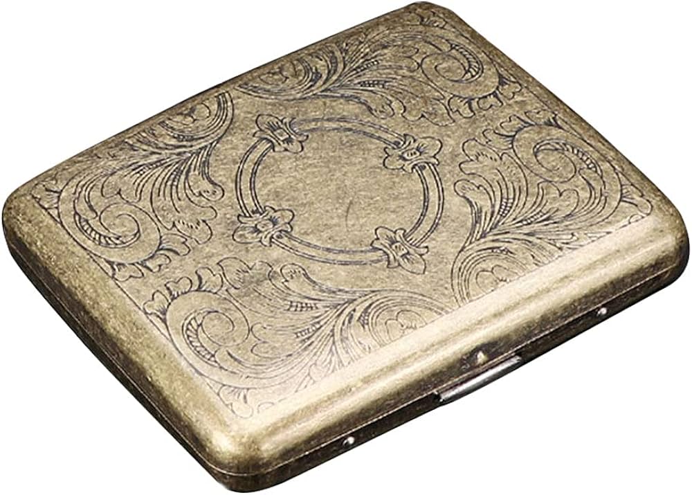 Amazon | 【B-TOPAZ】真鍮製 シガレットケース タバコケース 煙草入れ