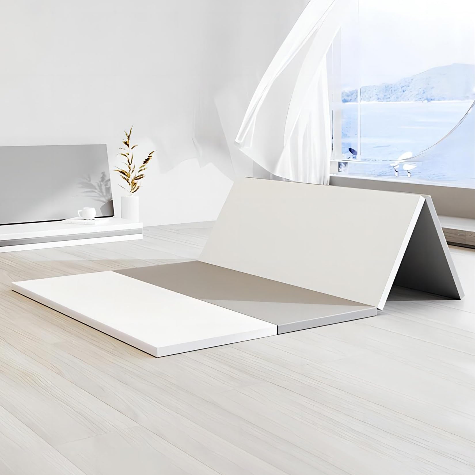 Amazon.co.jp: プレイマット ベビー 折り畳み 4段 赤ちゃん フロア