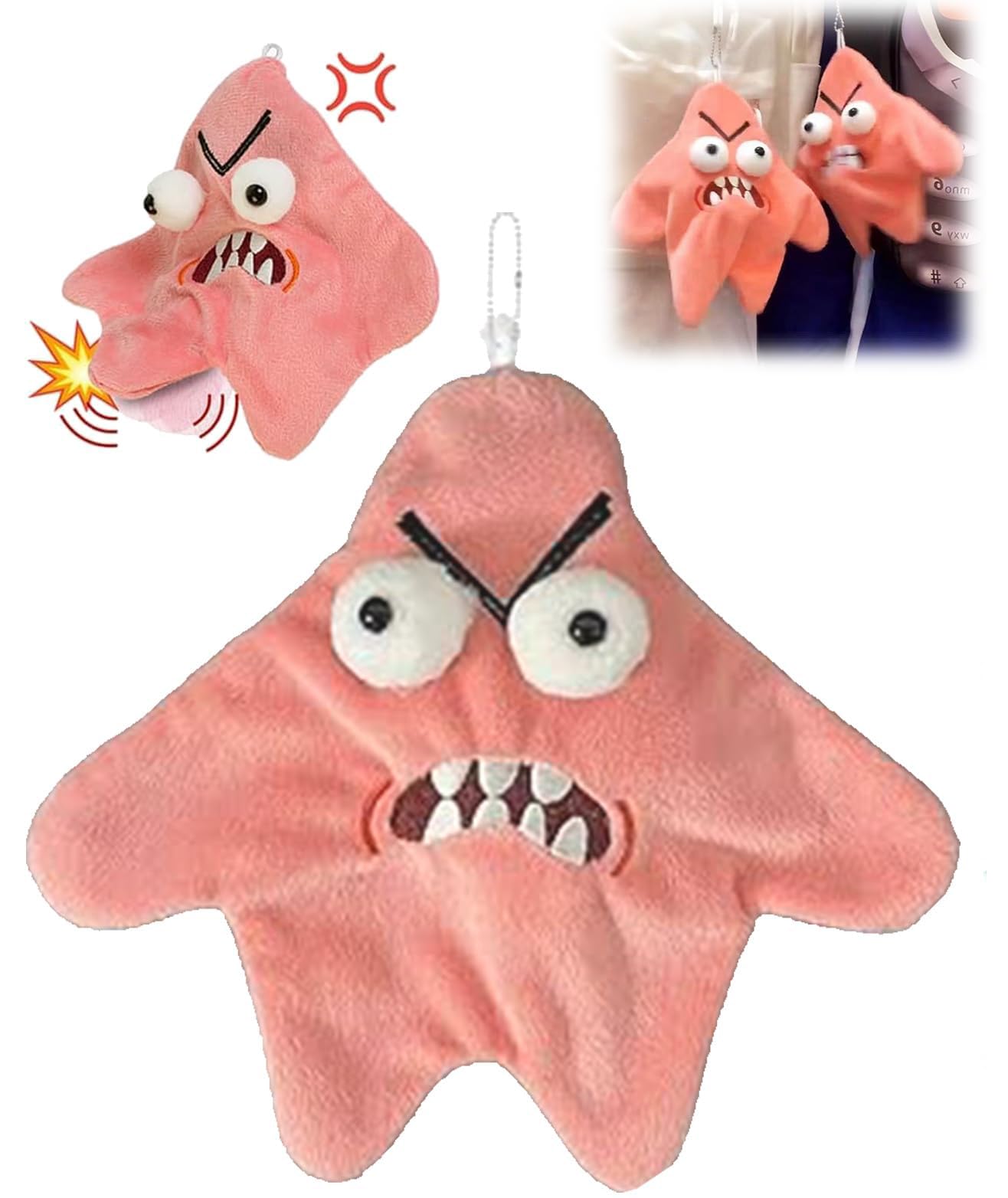 Amazon.co.jp: パトリックスター ぬいぐるみ グッズ 殴り合う 動く怒っ