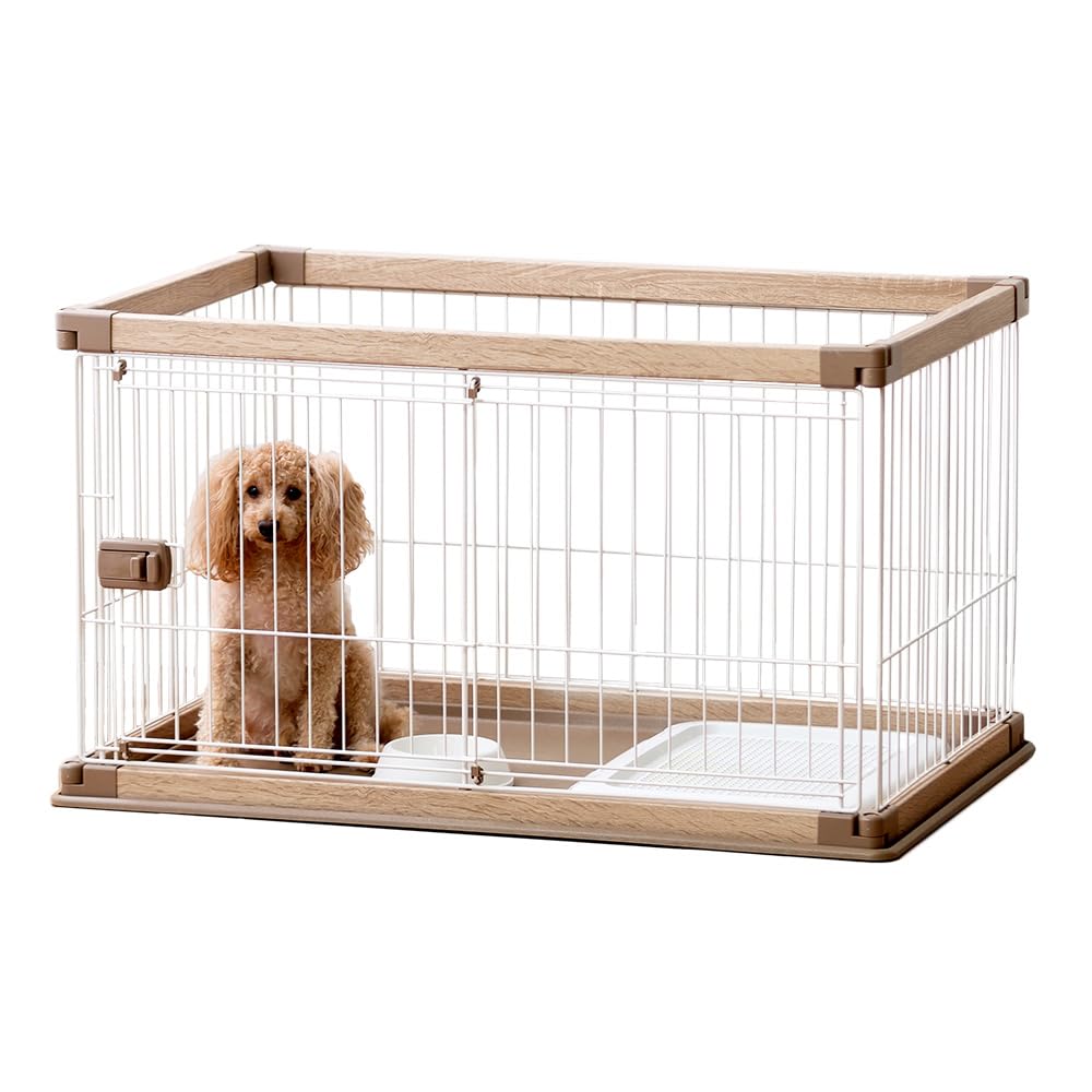 Amazon | アイリスオーヤマ 犬 組み立て簡単 サークル ウッディ