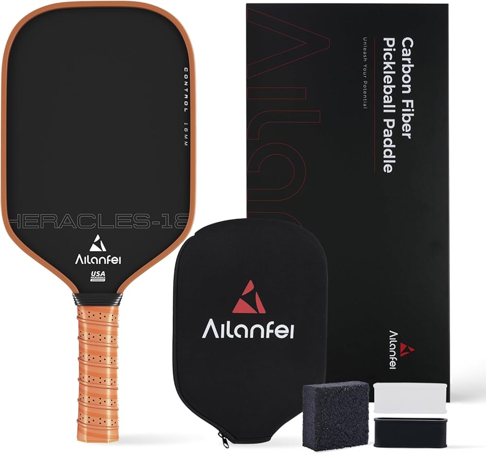 Amazon.co.jp: Ailanfei ピックルボールパドルセット、T700カーボン