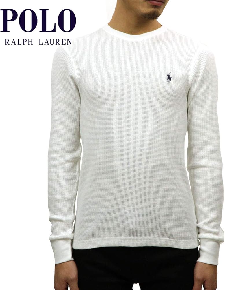 Amazon | [ポロ ラルフローレン] 正規品 メンズ ワッフル サーマル