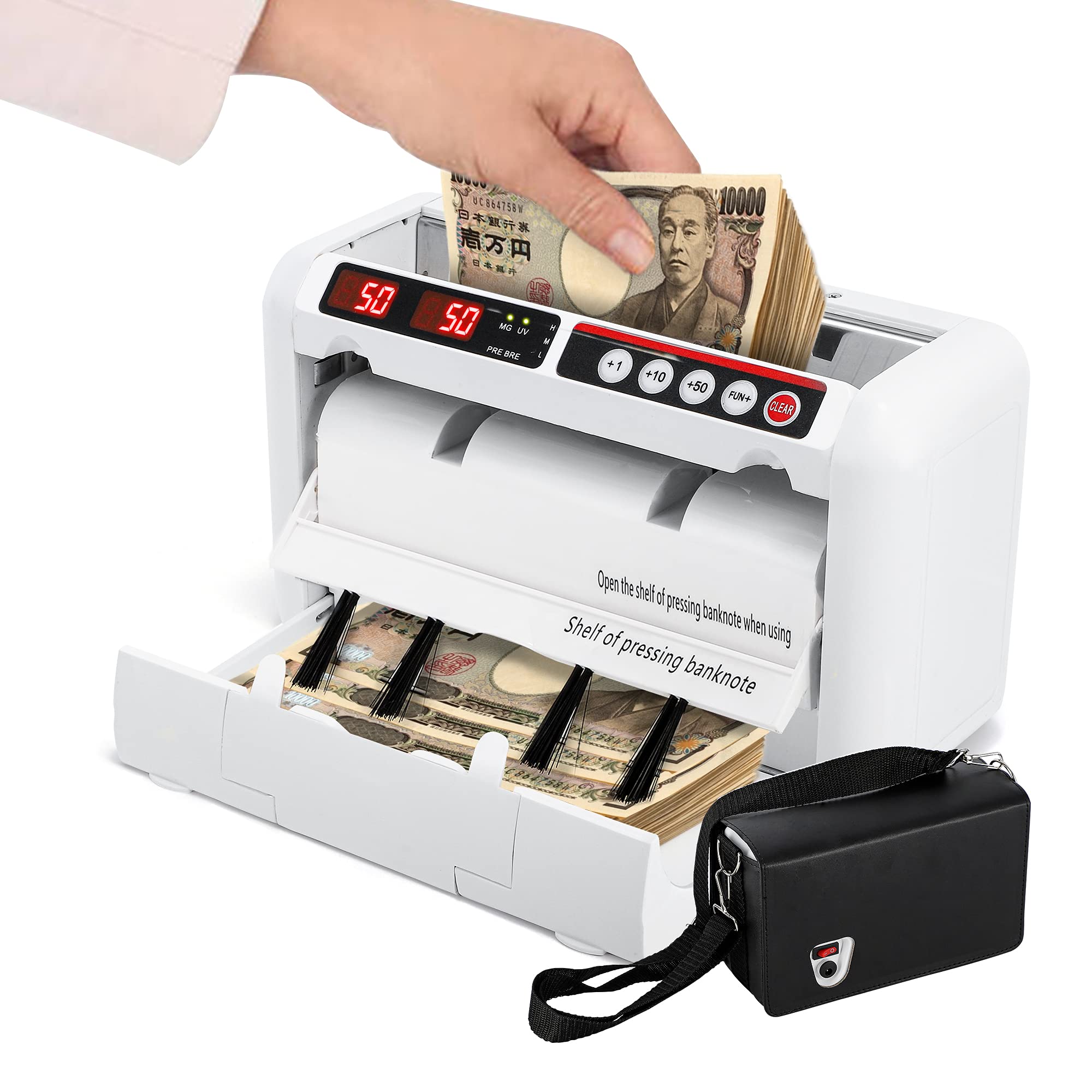 Amazon | 【2024年新紙幣対応】CGOLDENWALL お札カウンター ハンディ