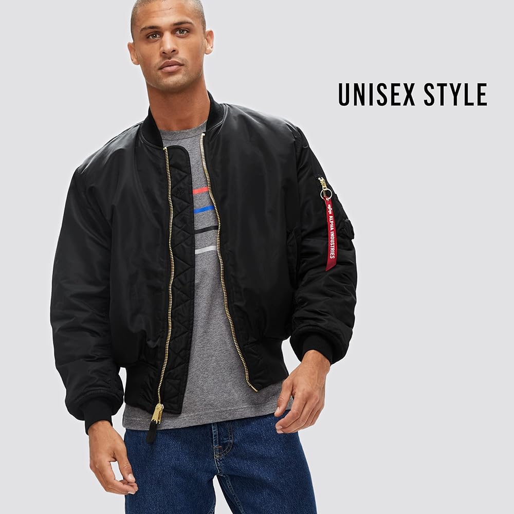 Amazon.co.jp: Alpha Industries MA-1 ブラッドチット ボンバー