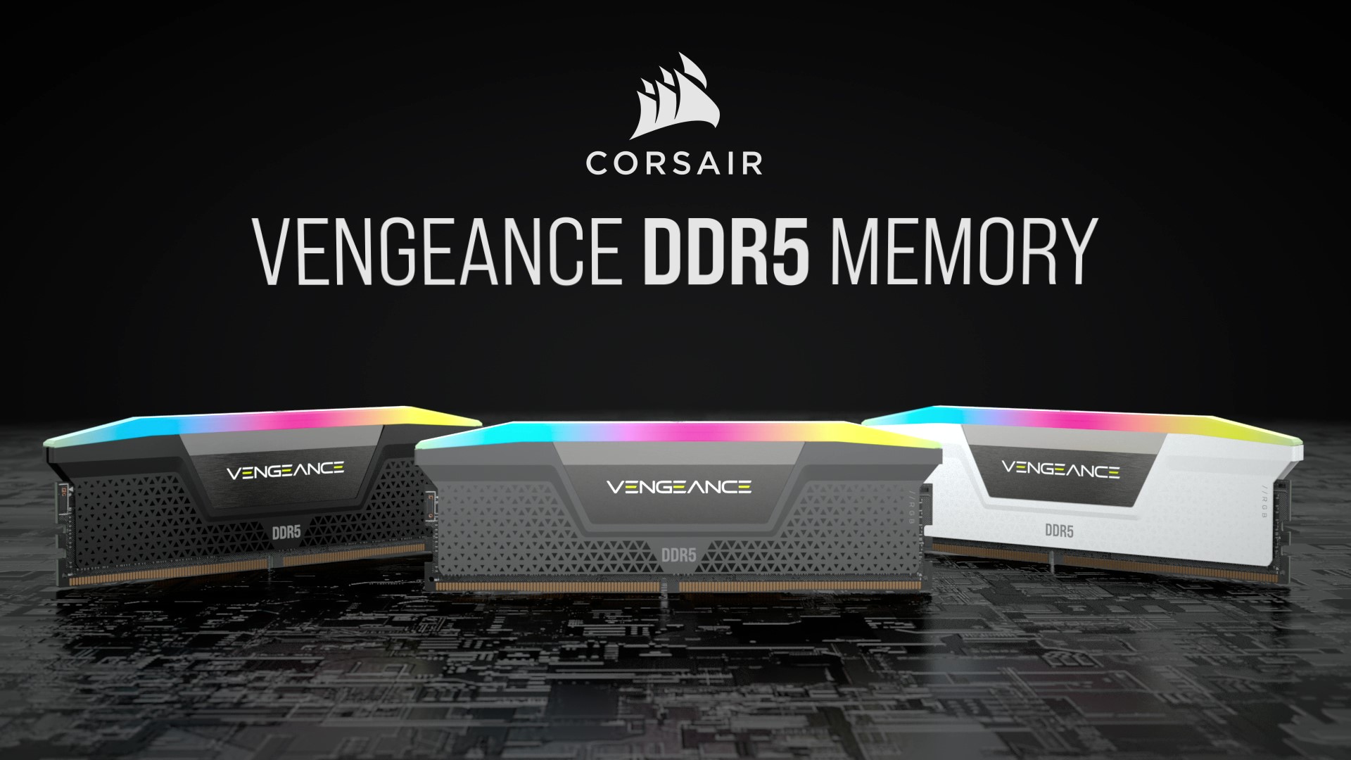 CORSAIR VENGEANCE RGB DDR5 RAM 32GB (2x16GB) 5600MHz CL40-40-40-77
