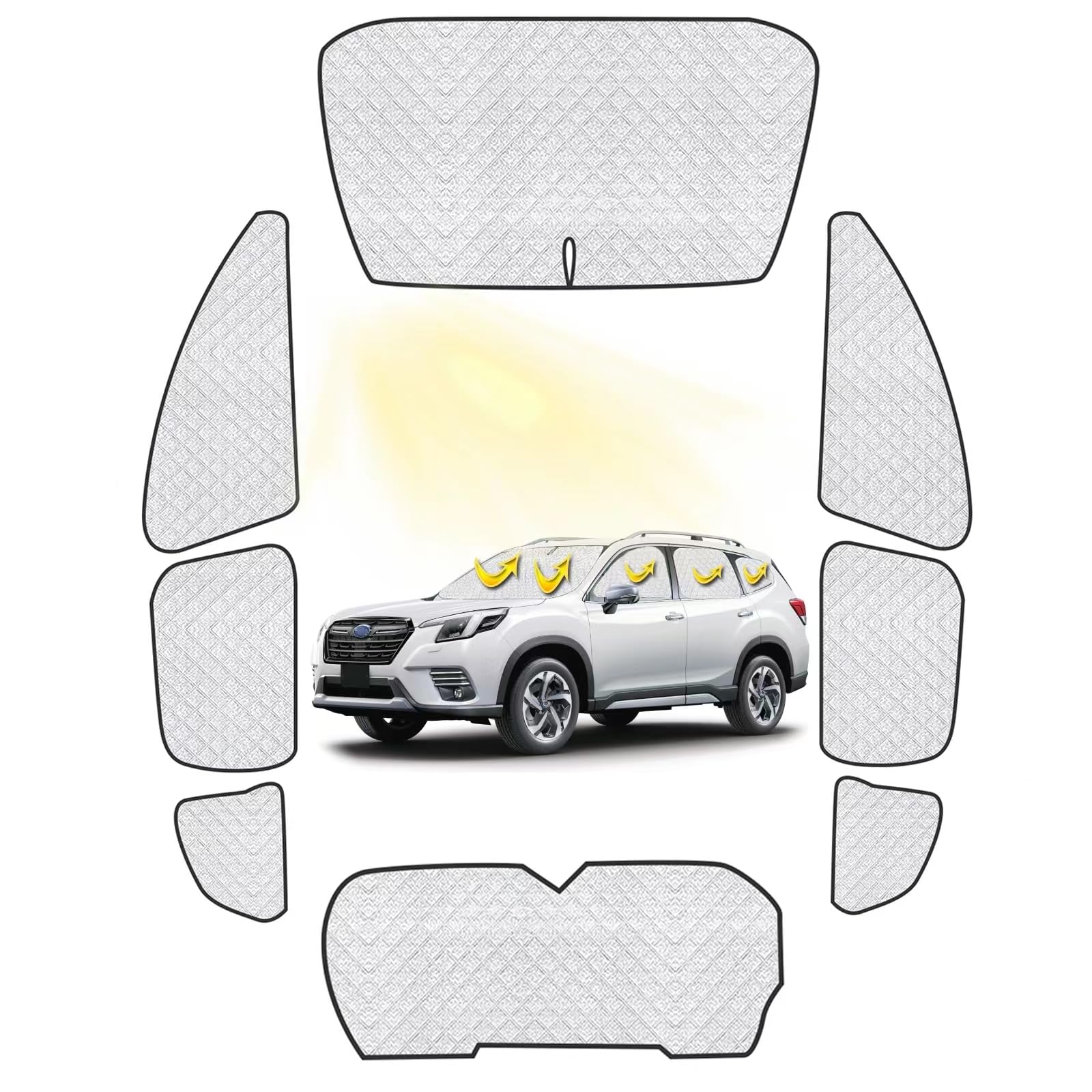 Amazon.co.jp: スバル フォレスター SK系 車中泊 マルチサンシェード