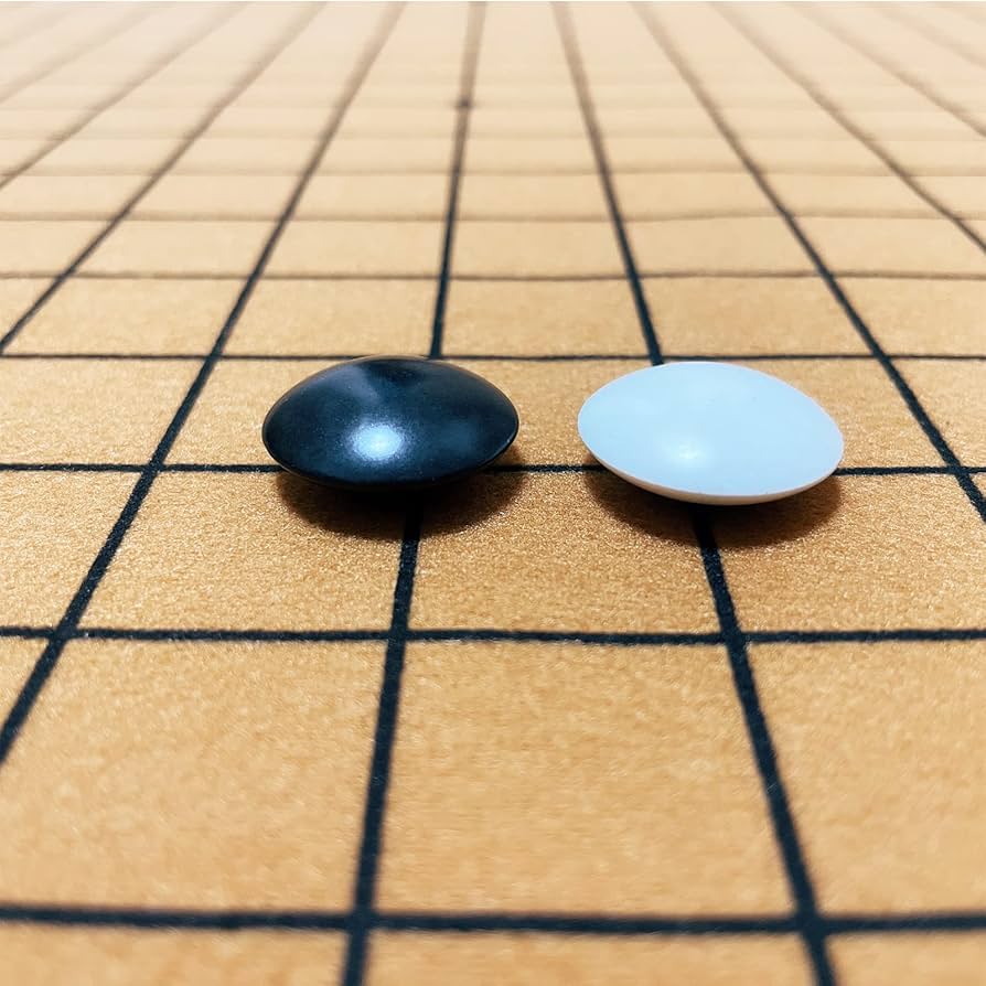 Amazon | 碁盤 13路 と 9路 人工皮革製 表裏使える 滑りにくい 初心者