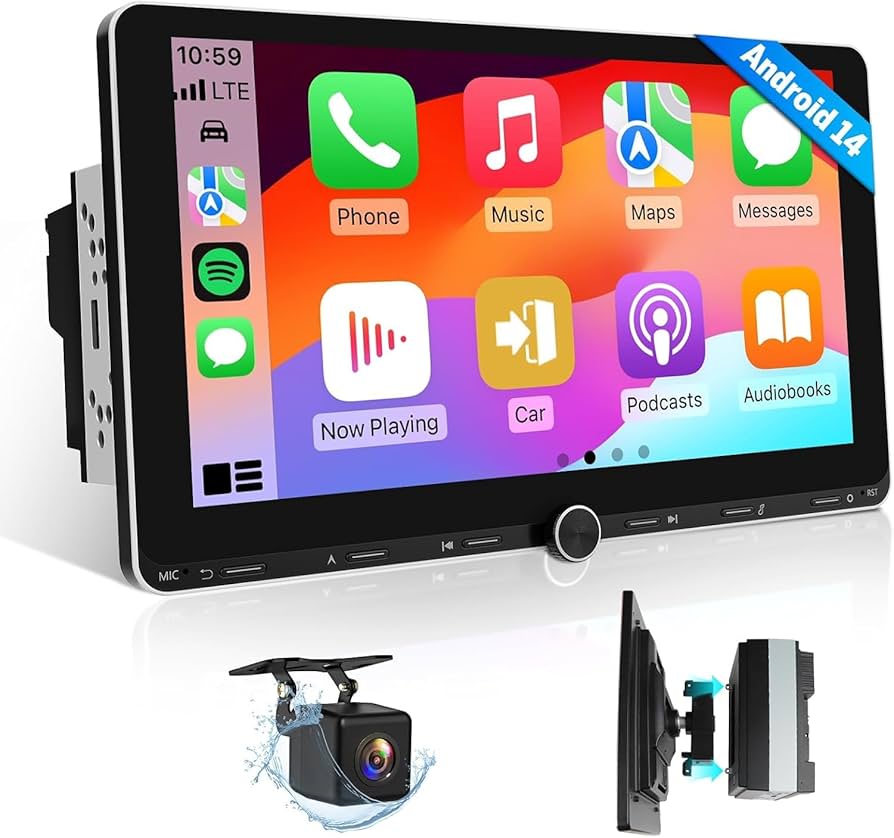 Amazon.com: Eonon Android 14 Double Din Car Stereo, Wired