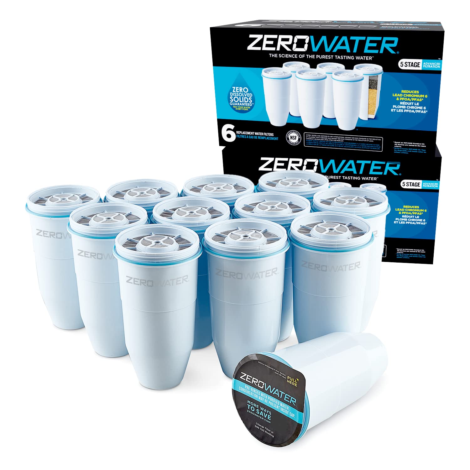 Amazon.com: ZeroWater Official Replacement Filter - 5-Stage 0 TDS