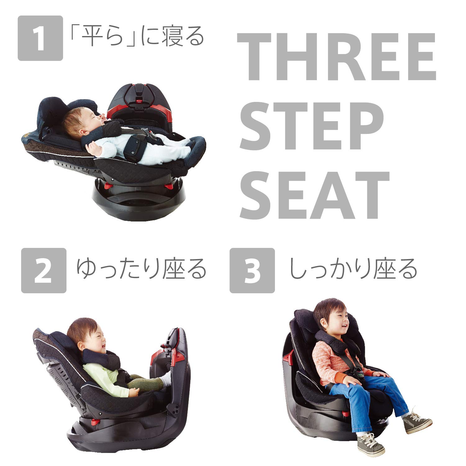 Amazon | Aprica (アップリカ) 新生児から 回転式ISOFIX ベッド型