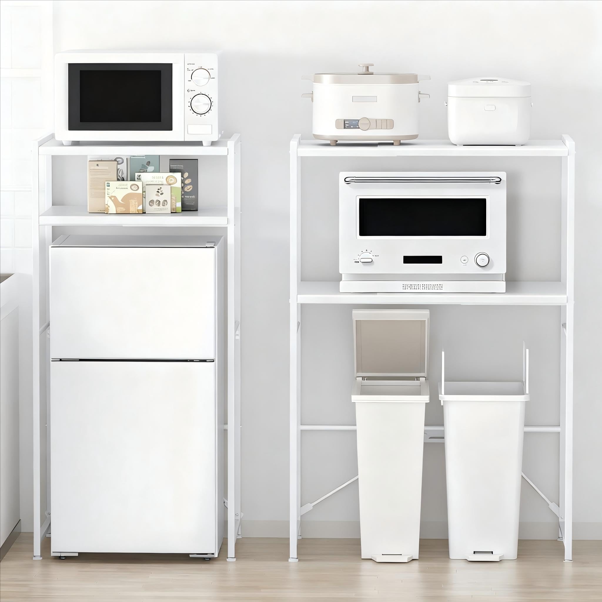 Amazon.co.jp: 【横幅伸縮60～80cm】ゴミ箱上ラック YDH キッチン