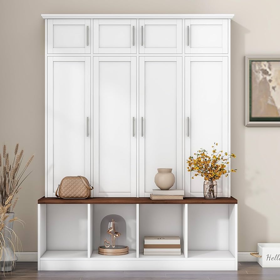 Amazon.com: LUMISOL Wide Hall Tree with Open Storage Compartments