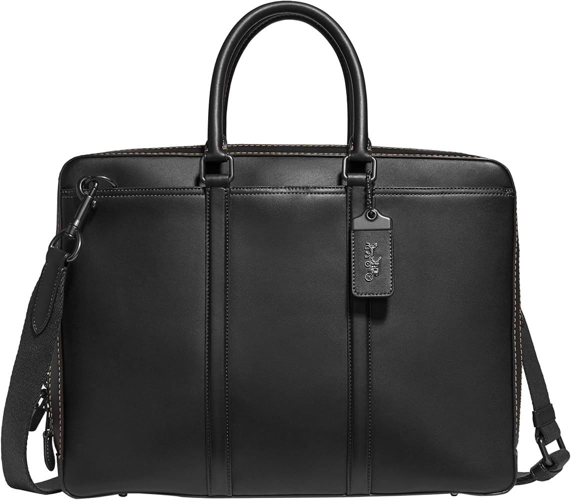 COACH Metropolitan Slim Brief Ji/Black One Size : Amazon.sg: Fashion