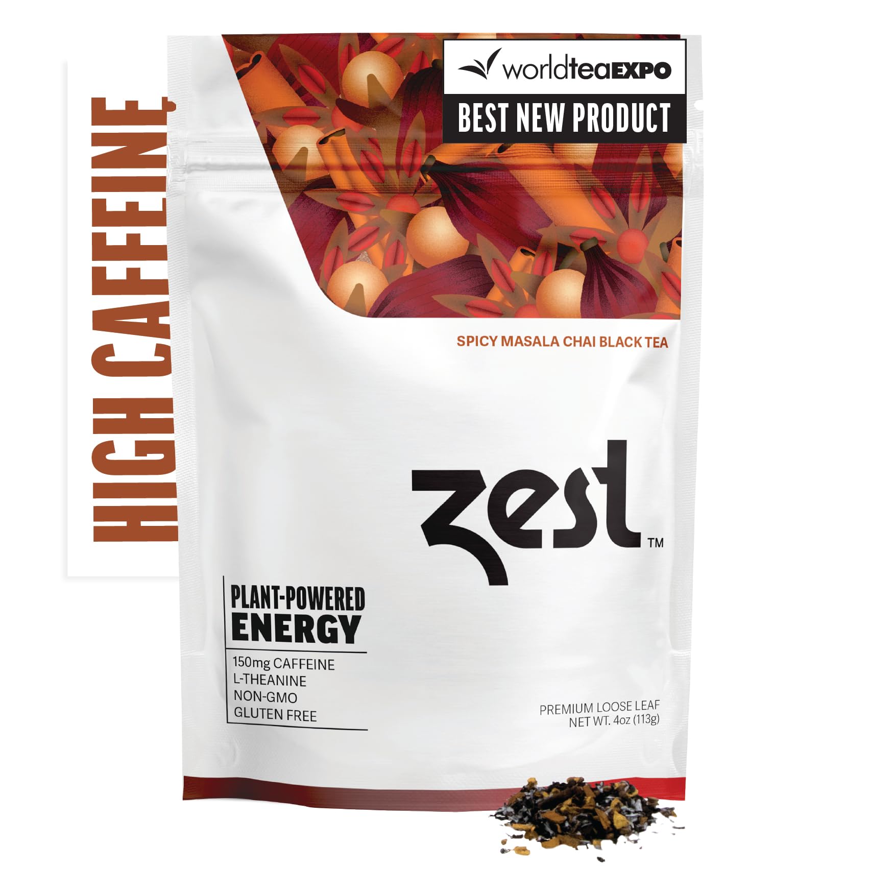 Amazon.com : Zest Energy Black Tea - Spicy Masala Chai Loose Leaf