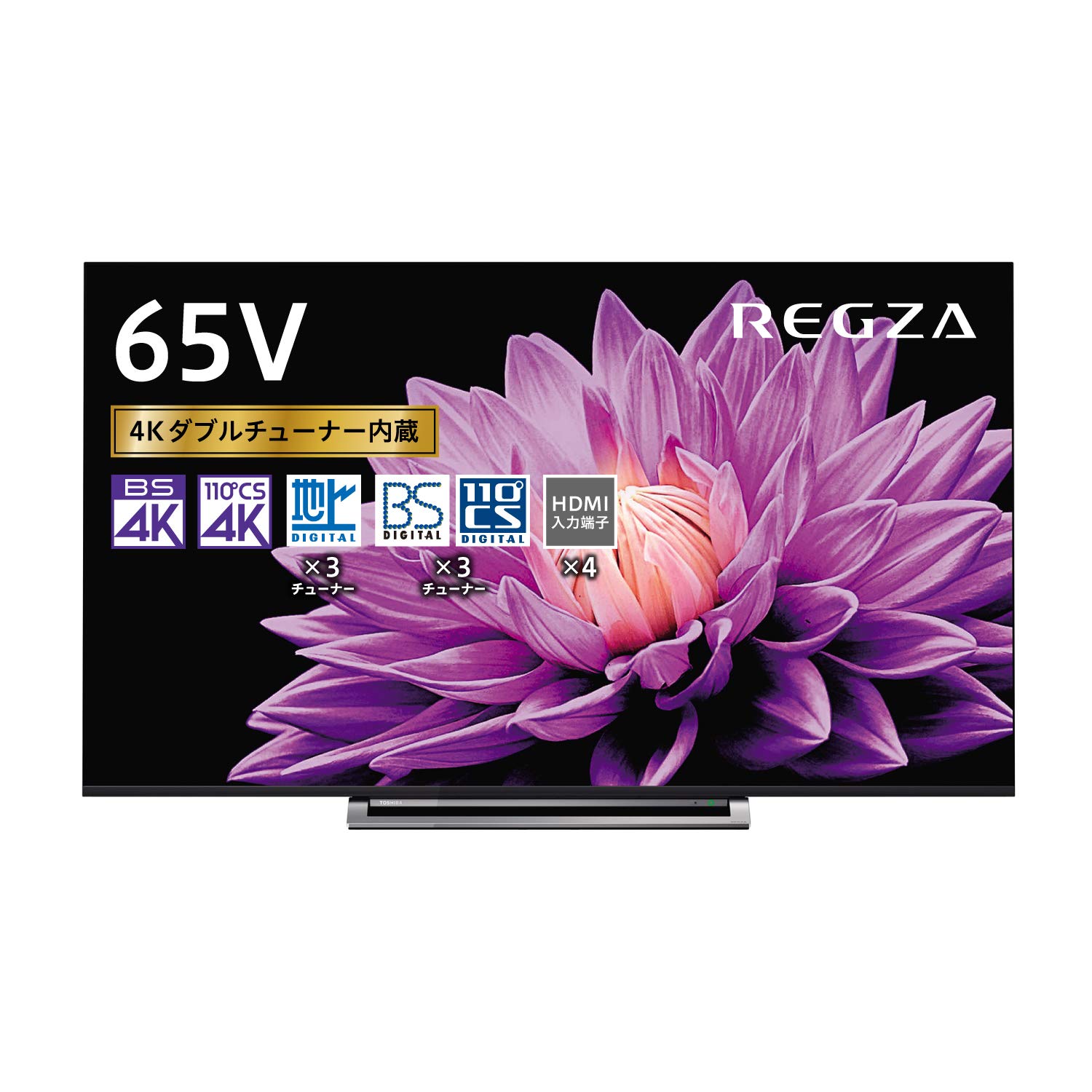 Amazon | REGZA 65V型 液晶テレビ レグザ 65M540X 4Kチューナー内蔵 外
