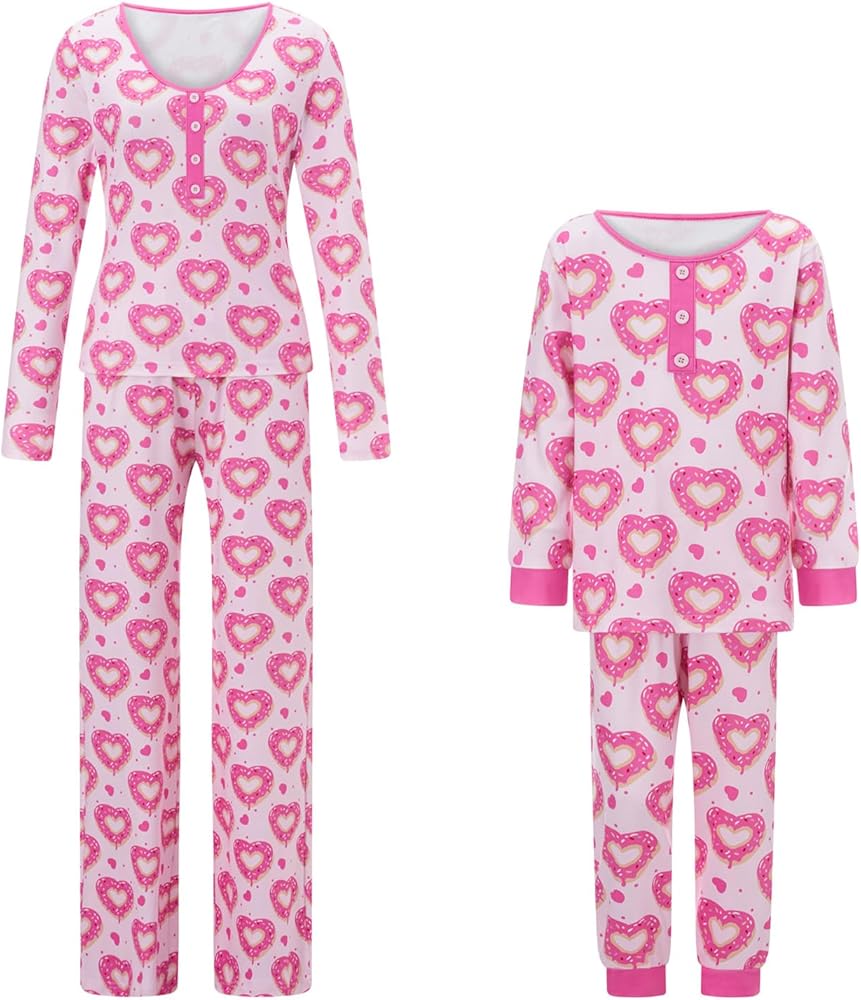 Amazon.com: FULA-bao Valentine's Day Mommy and Me Matching Pajamas