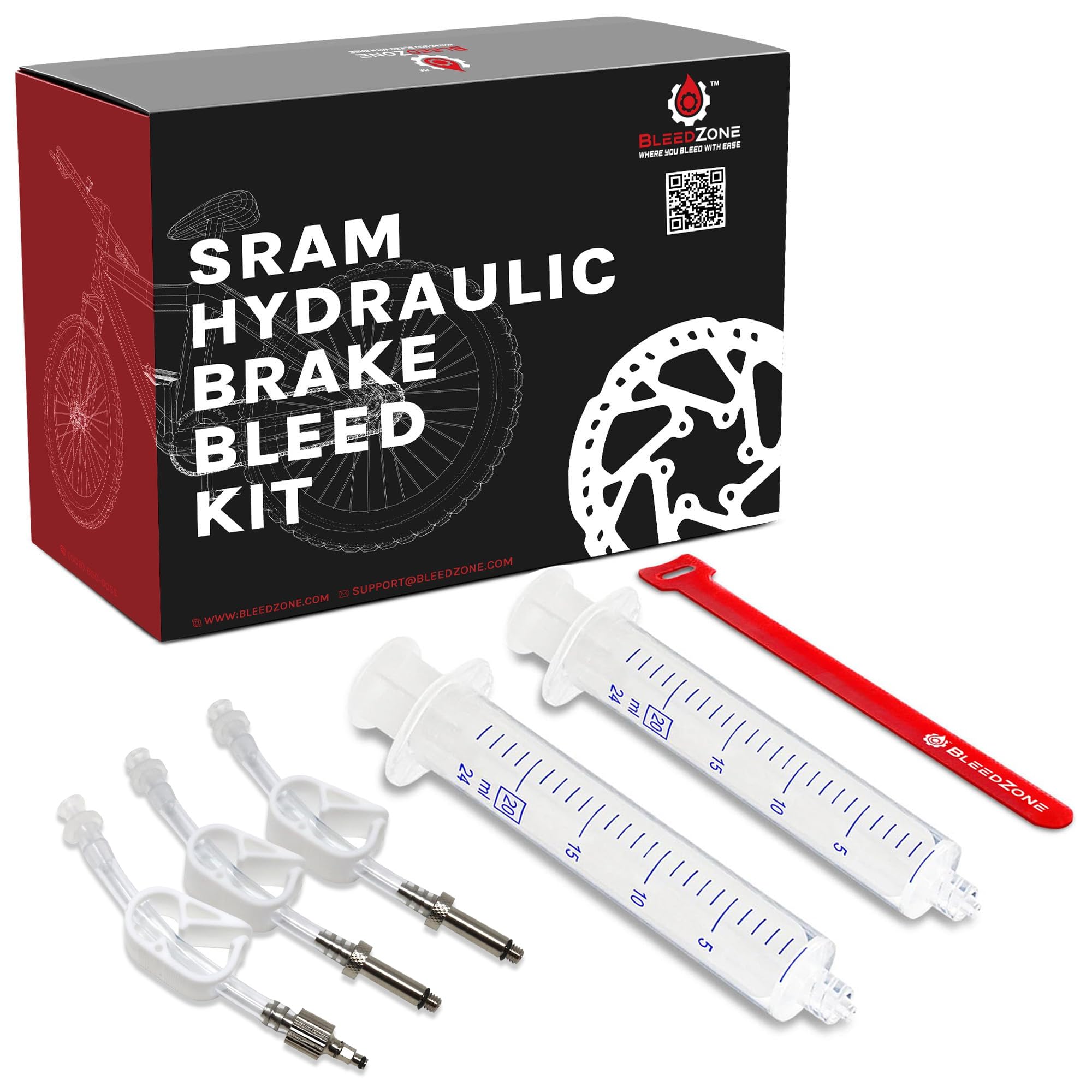 Amazon.co.jp: BleedZone SRAM油圧ブレーキ用ブレーキブリードキット
