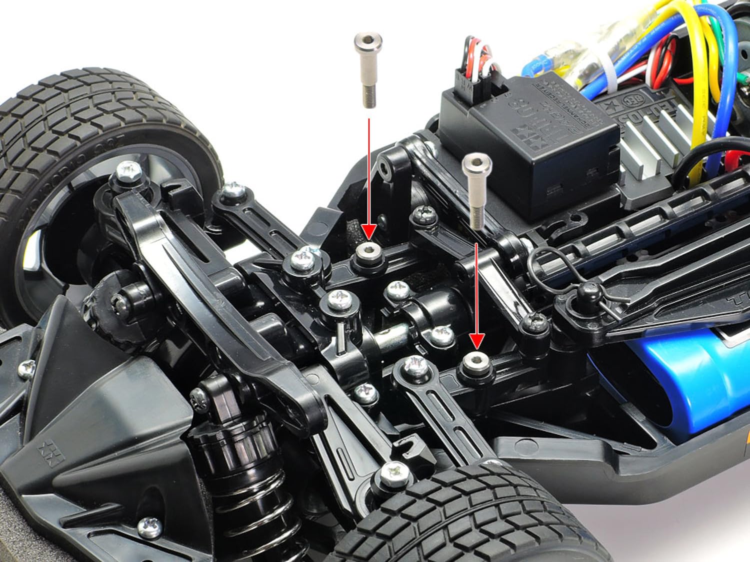 Amazon.com: Tamiya #54550 TT-02 3x18mm Lf Step Screw2 for Tamiya