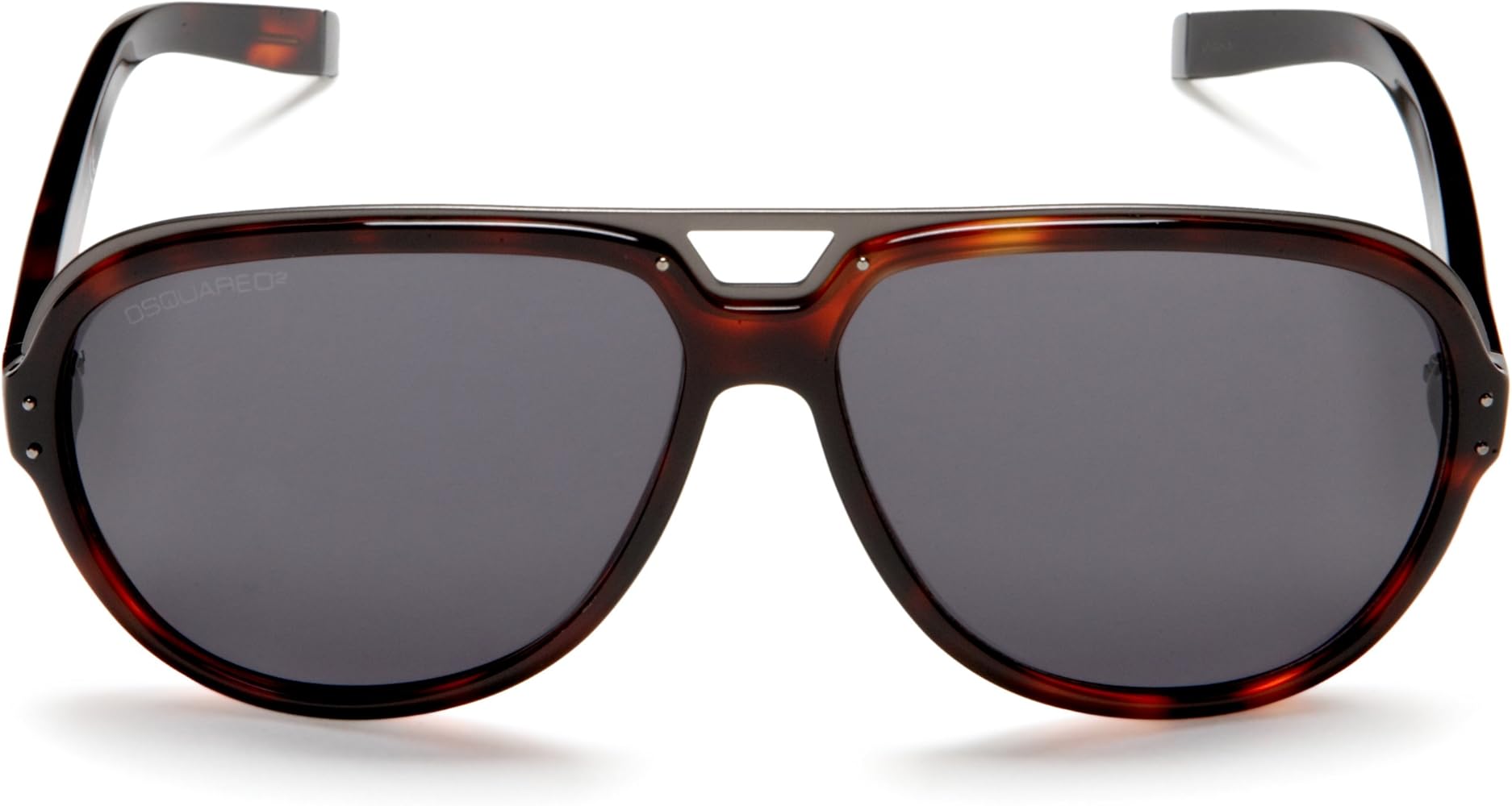 Amazon.com: DSQUARED2 Unisex DQ0006 Aviator Sunglasses,Red Havana