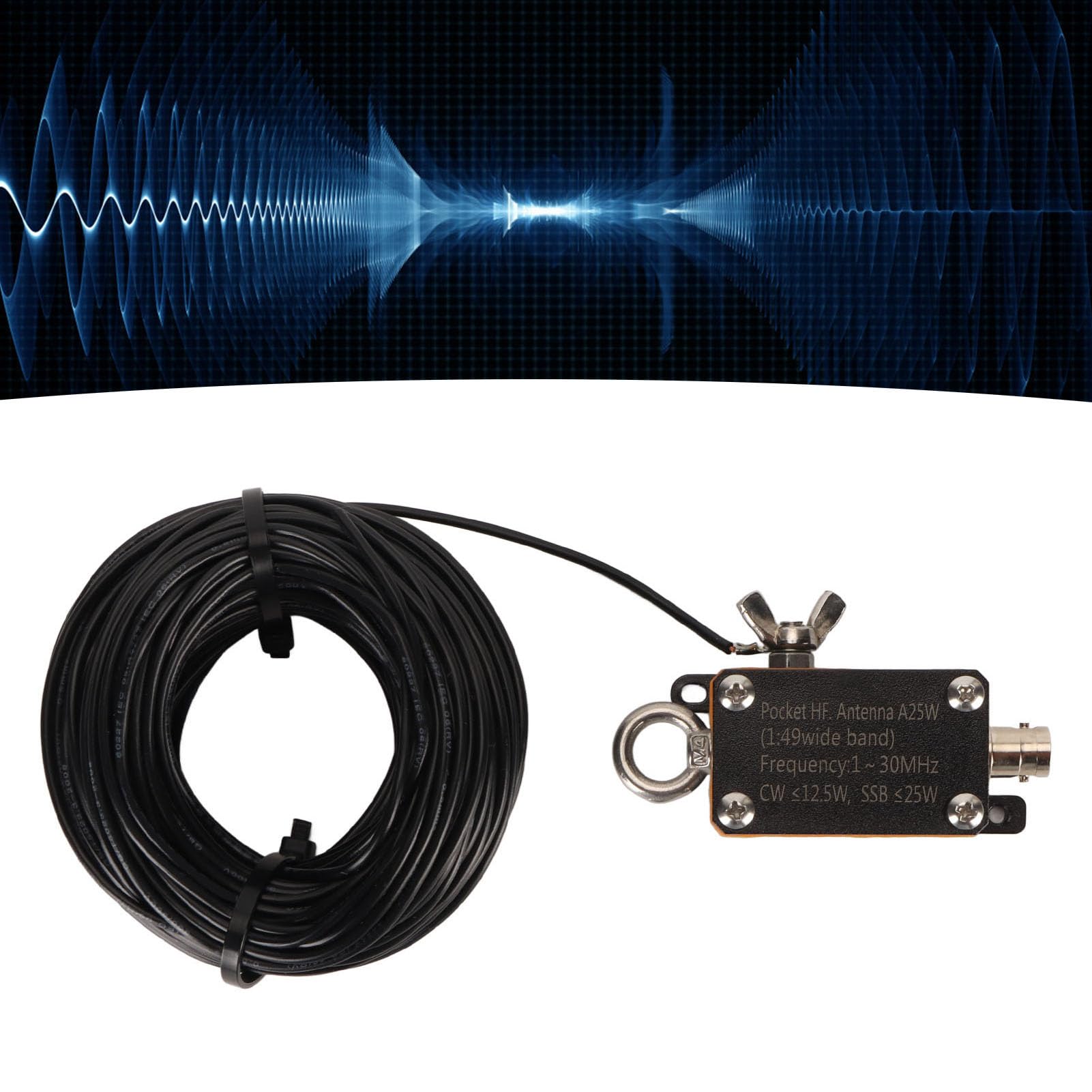 Amazon | 1:49 バラン HF 短波アンテナ、1‑30Mhz FE8 CW SSB