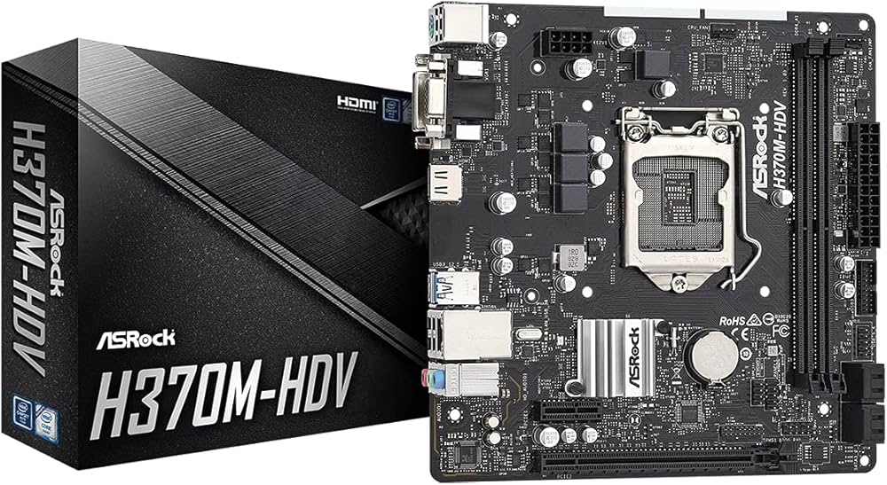 Amazon | ASRock H370M-HDV LGA1151/ Intel H370/ DDR4/ SATA3&USB3.2