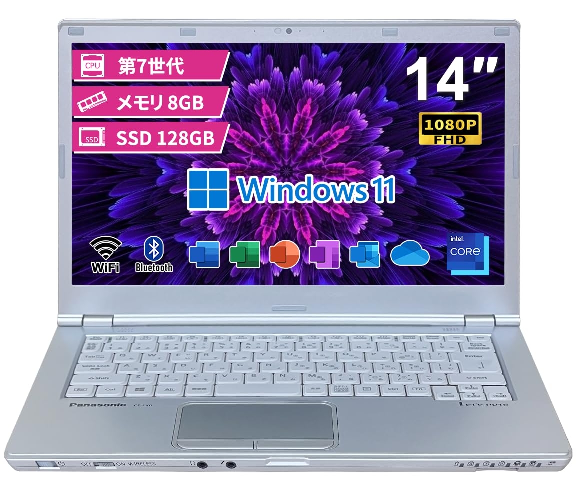 Amazon.co.jp: 【整備済み品】 軽量14インチFHD Let`s note CF-LX6