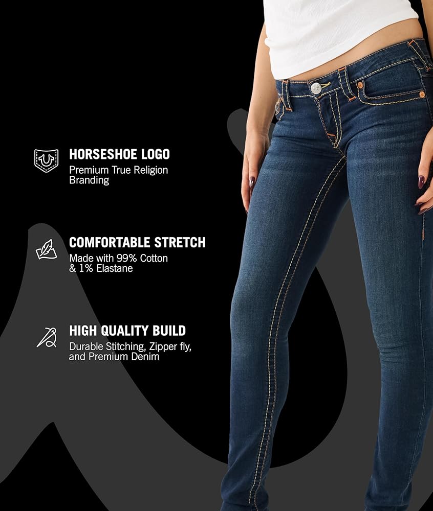 Amazon | True Religion レディース ステラ ローライズ スキニー