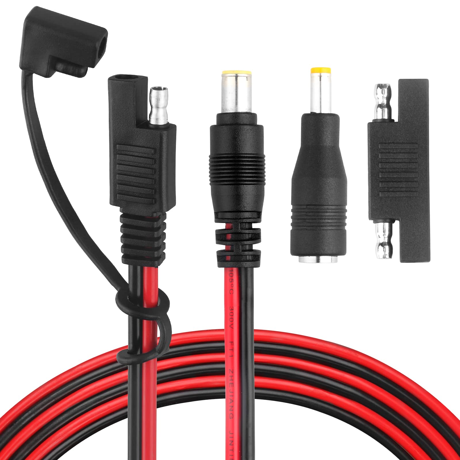 Amazon.com: PAEKQ DC 8mm Male to SAE Connector Adapter 14AWG 6Ft
