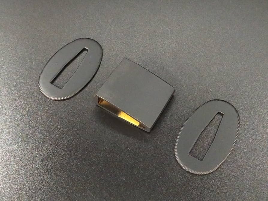 Amazon.co.jp: はばき 切羽 黒色メッキ 銅製 日本刀装具 ハバキ せっぱ