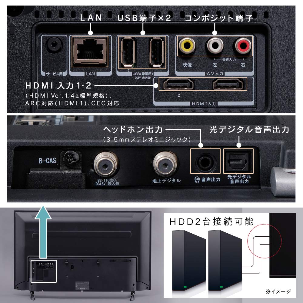 Amazon | アイリスオーヤマ 40V型 液晶テレビ フルハイビジョン LT