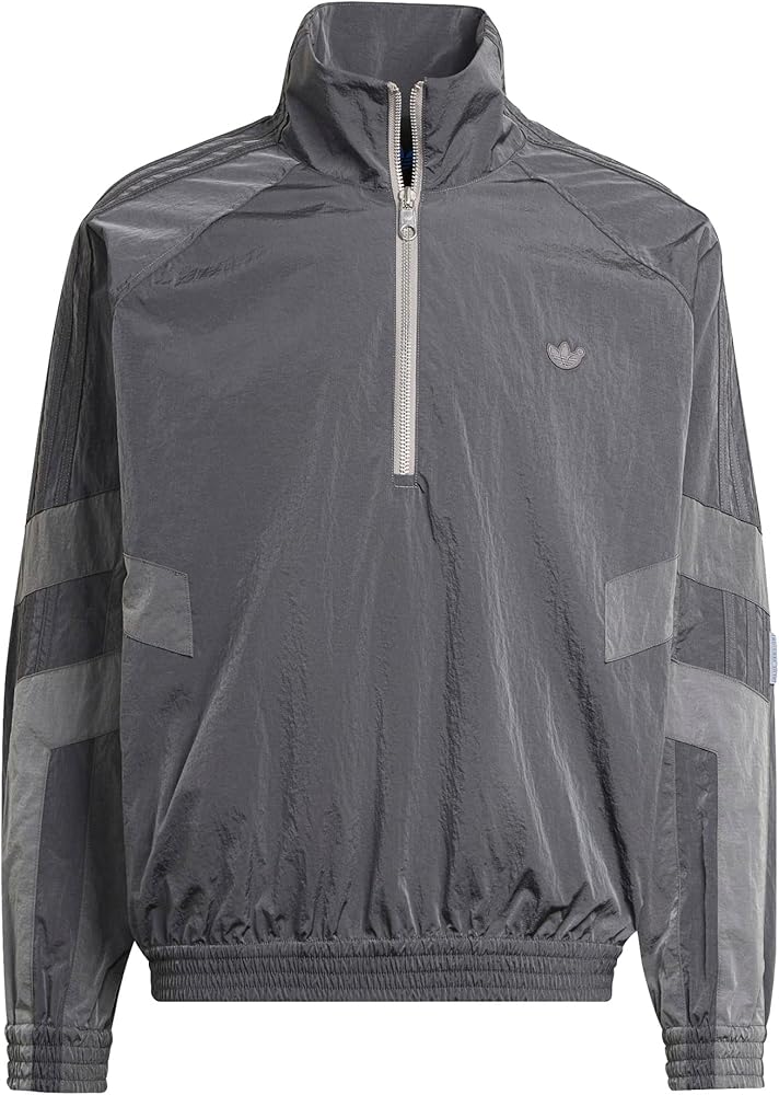 adidas Mens SILVER TT Track Jacket Jacket, GREFIV Size S at Amazon