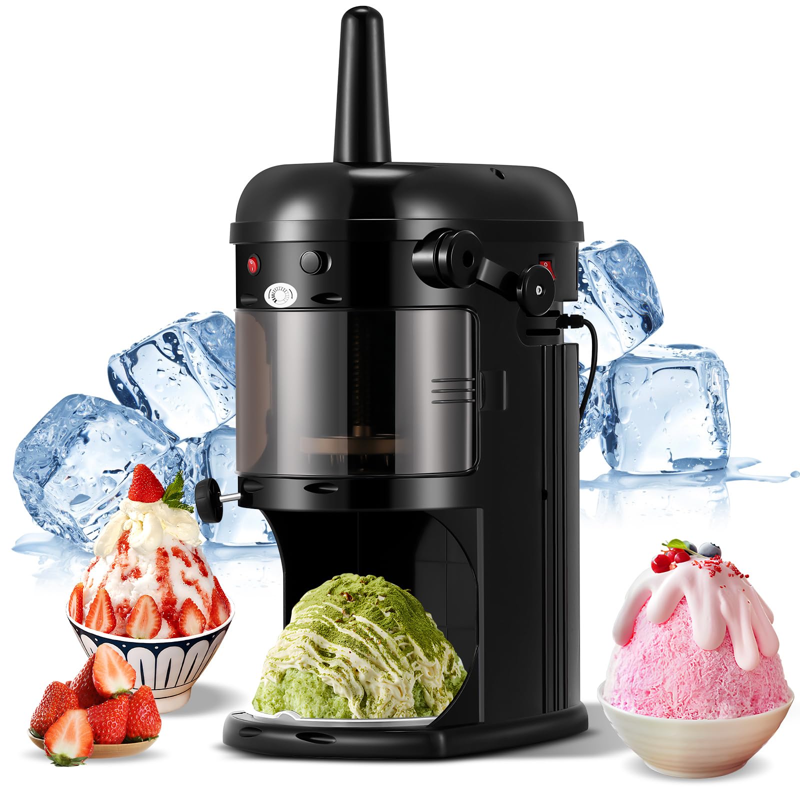 Amazon | Spolehli ふわふわかき氷メーカー かき氷機 電動 【ふわふわ