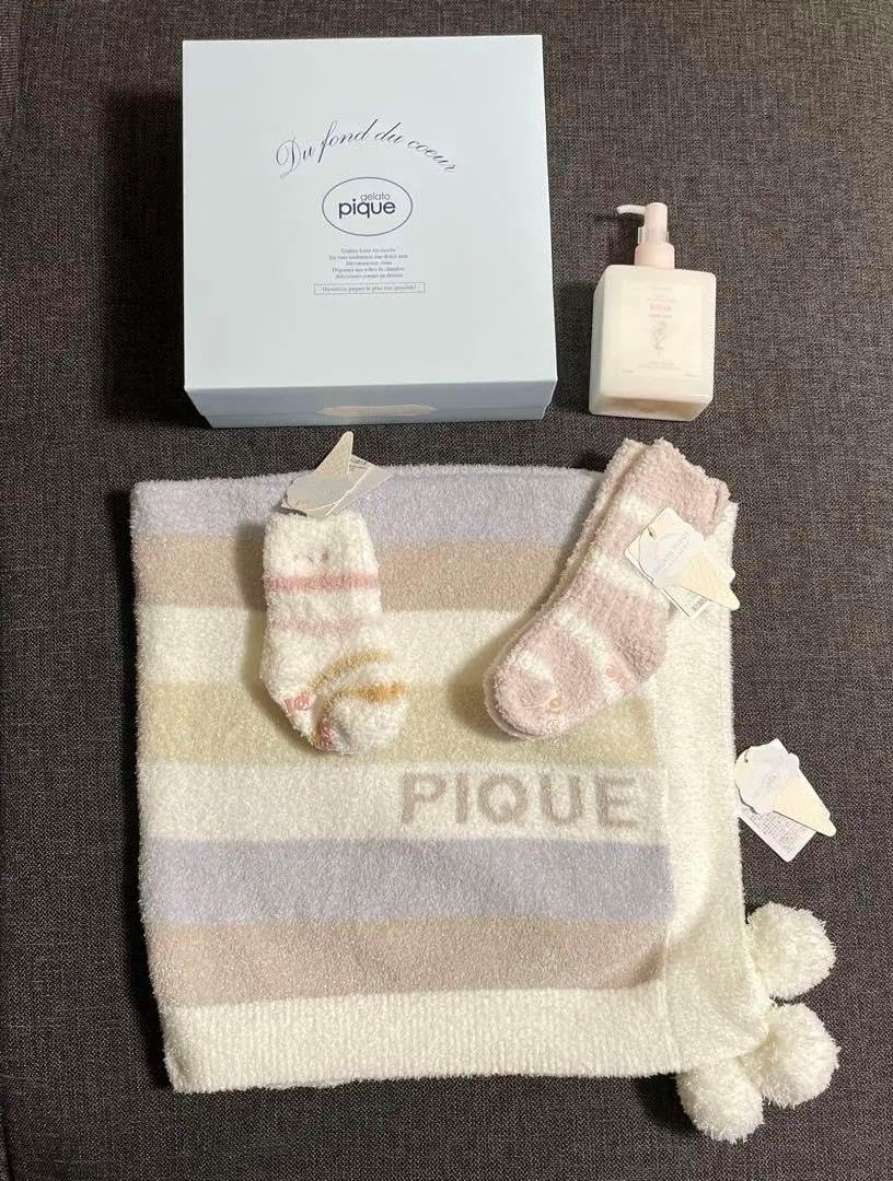 ジェラートピケ ブランケット ソックス セット S1151034214 - ルーム