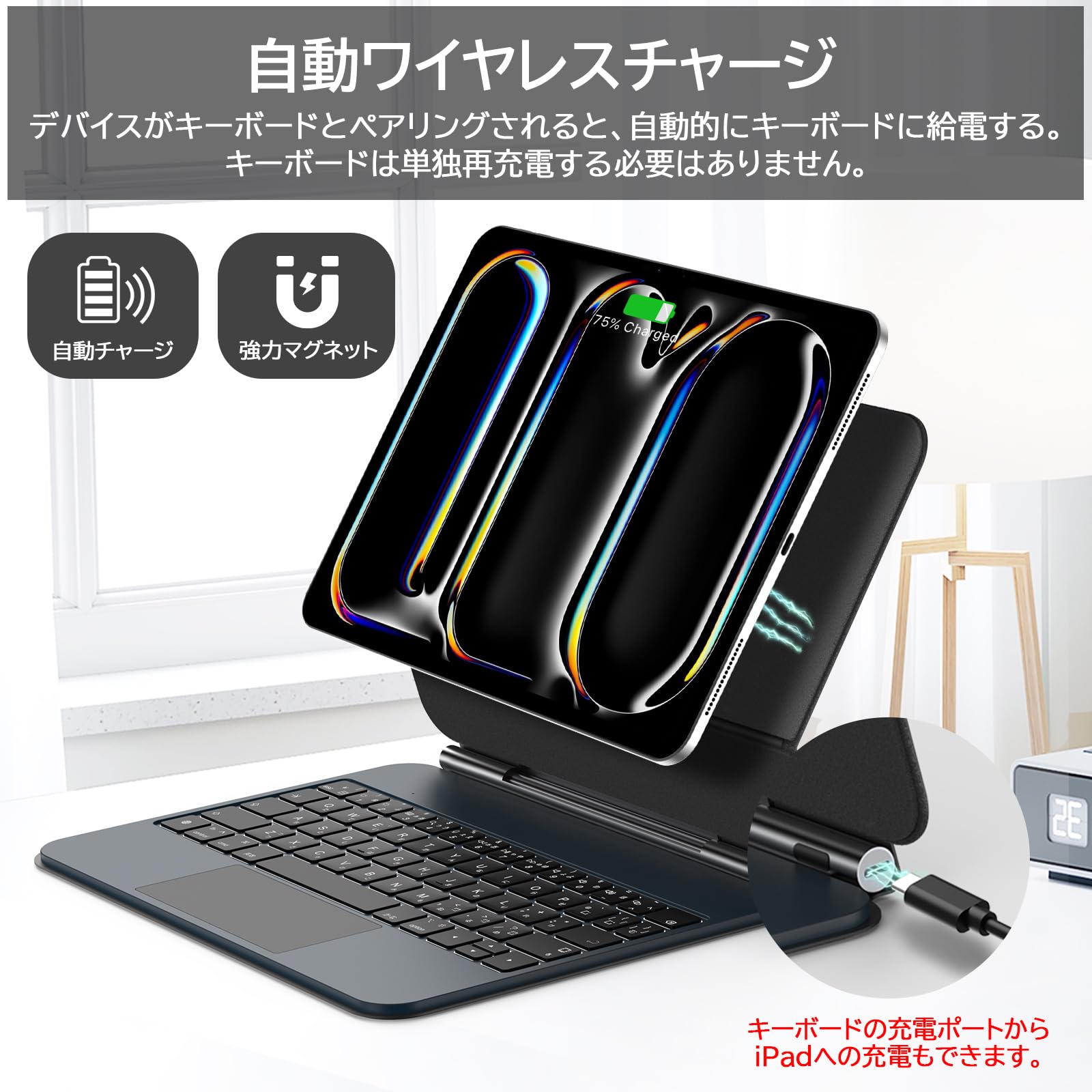 Amazon.co.jp: Bettdow Magic Keyboard 2024 iPad Pro (M4) 11-inch