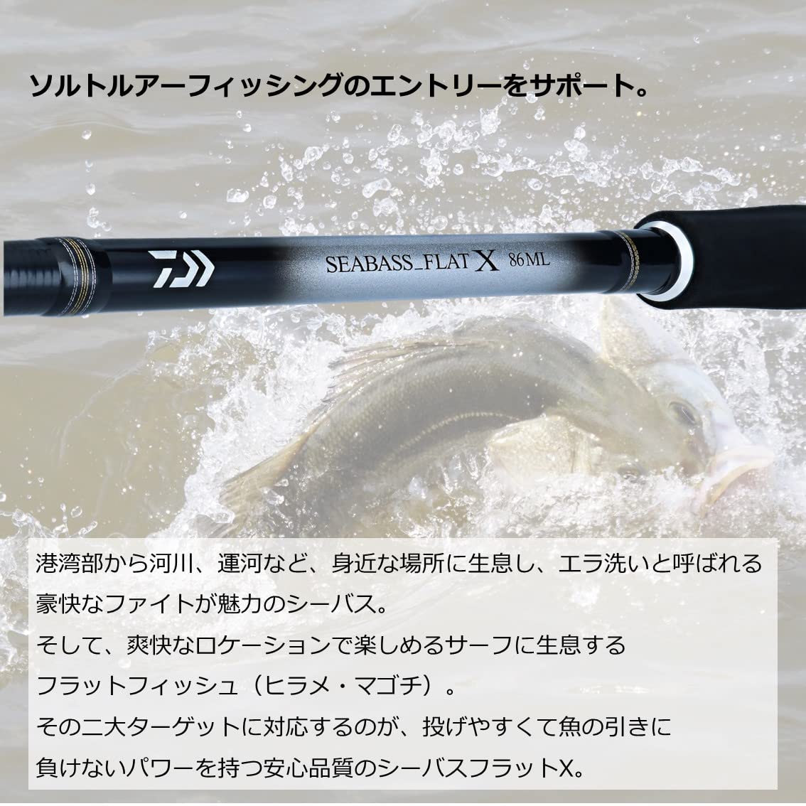 Amazon.co.jp: Daiwa (ダイワ) Sea Bass Flat X 86ML : Sports & Outdoors