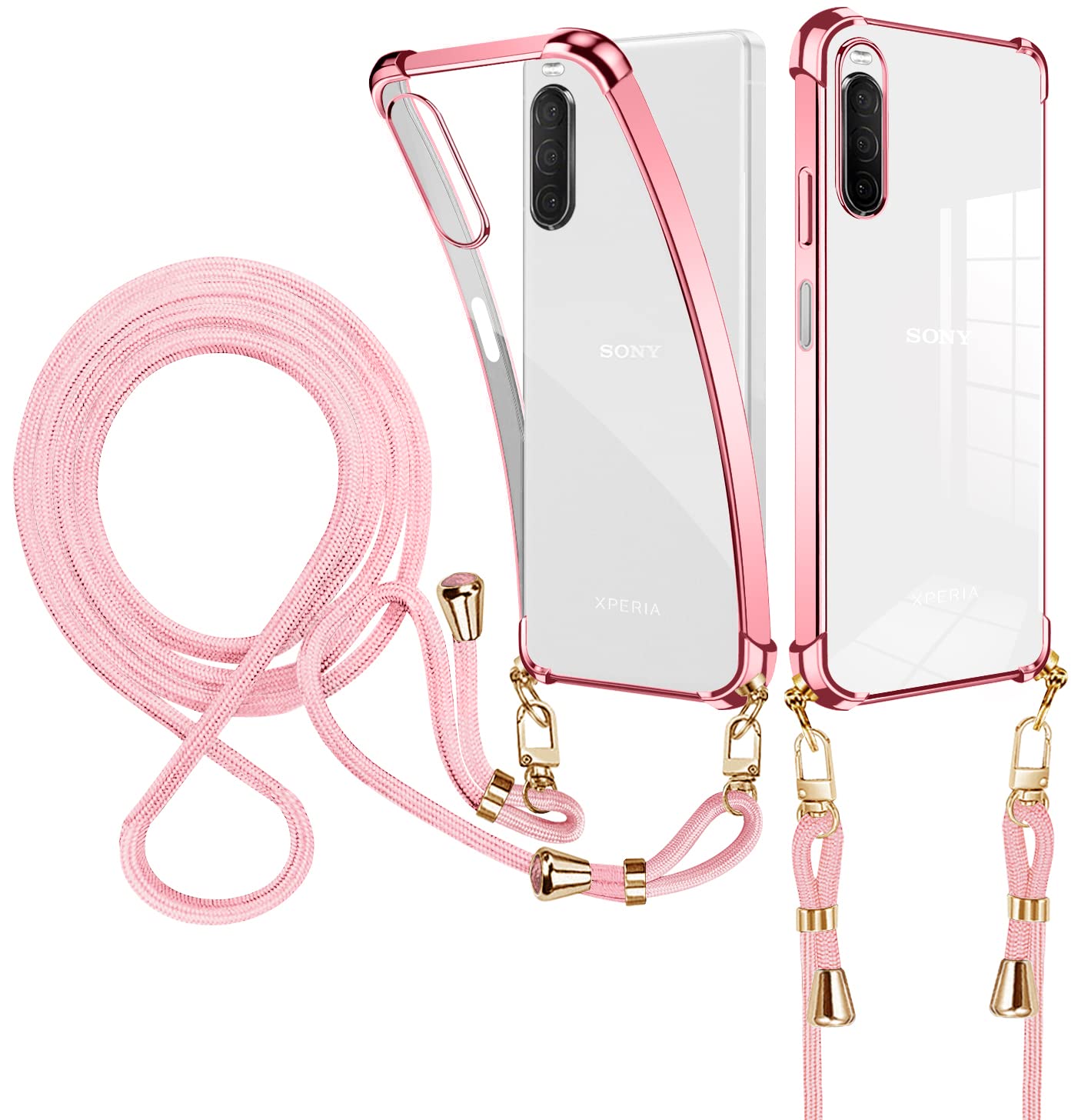 Amazon.co.jp: weiaoluo Xperia 10 IV ケース クリア ショルダー 透明