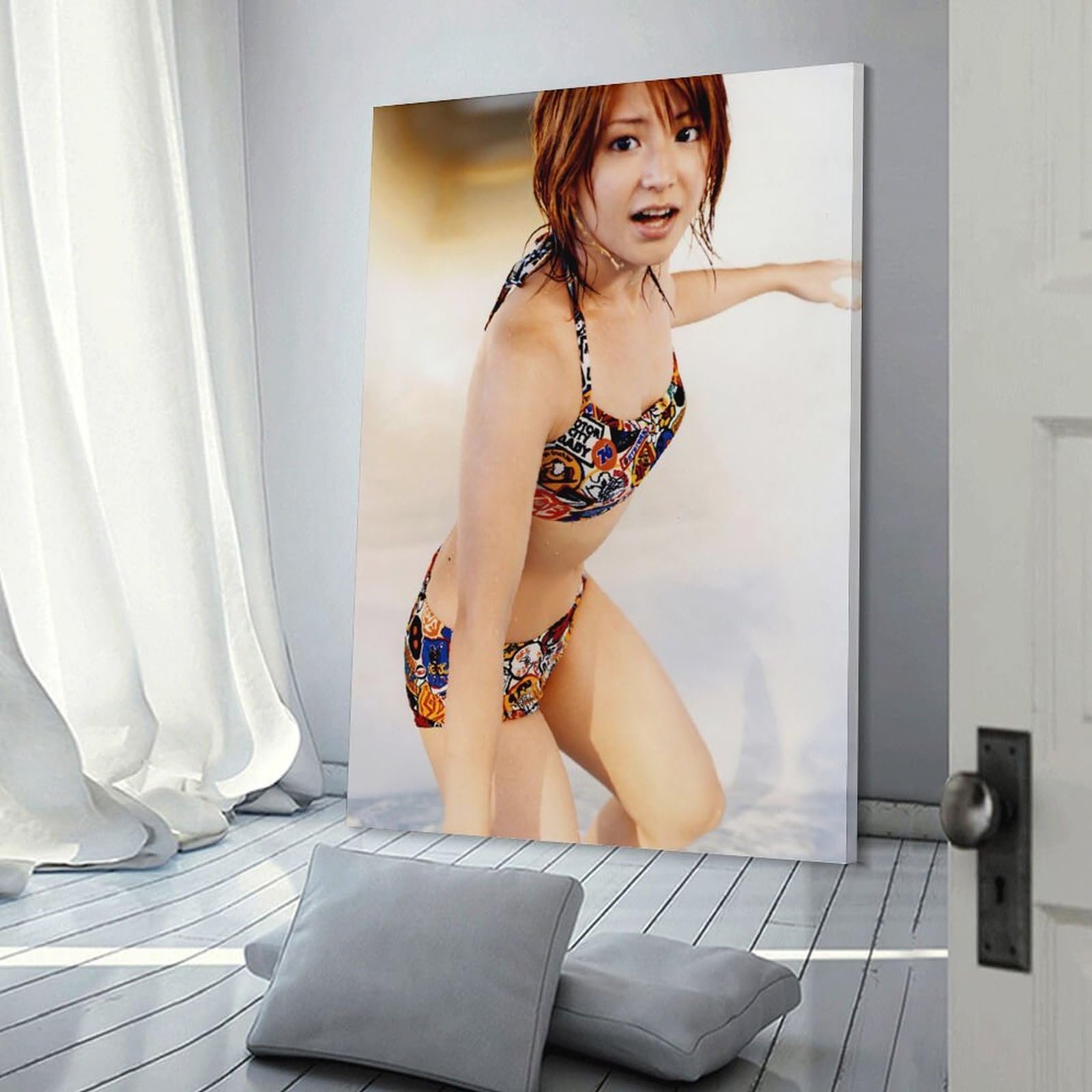 Amazon.co.jp: 矢口真里グラビア水着画像写真ポスター215 キャンバス