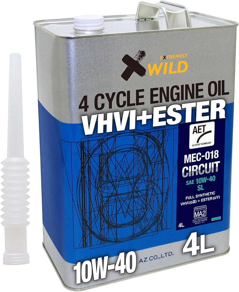 Amazon | AZ(エーゼット) バイク用 4サイクル エンジンオイル MEC-018